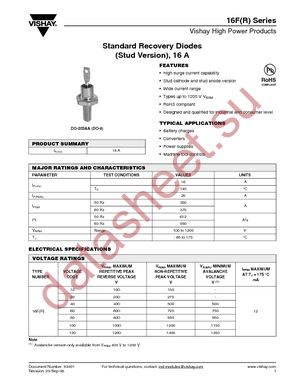 16F60 datasheet  